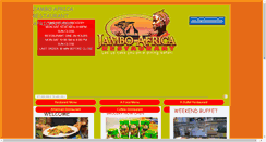 Desktop Screenshot of jamboafricadining.com